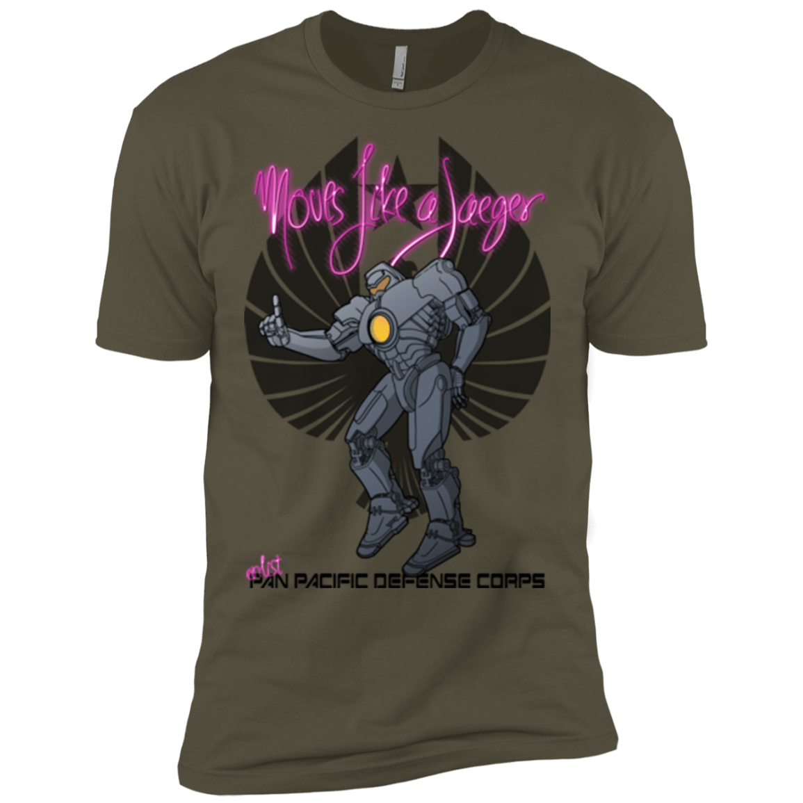 T-Shirts Military Green / X-Small Moves Like A Jaegger Men's Premium T-Shirt