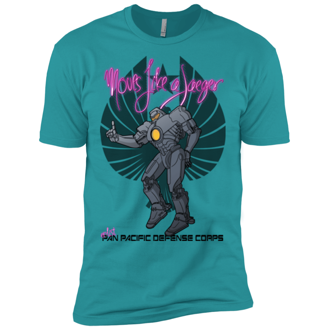 T-Shirts Tahiti Blue / X-Small Moves Like A Jaegger Men's Premium T-Shirt