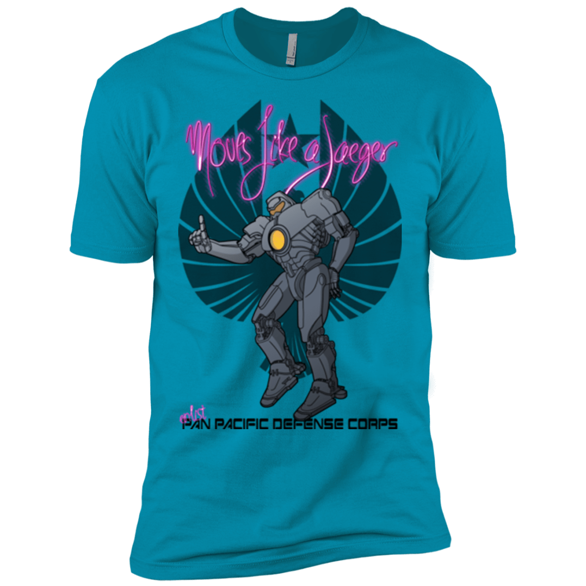 T-Shirts Turquoise / X-Small Moves Like A Jaegger Men's Premium T-Shirt