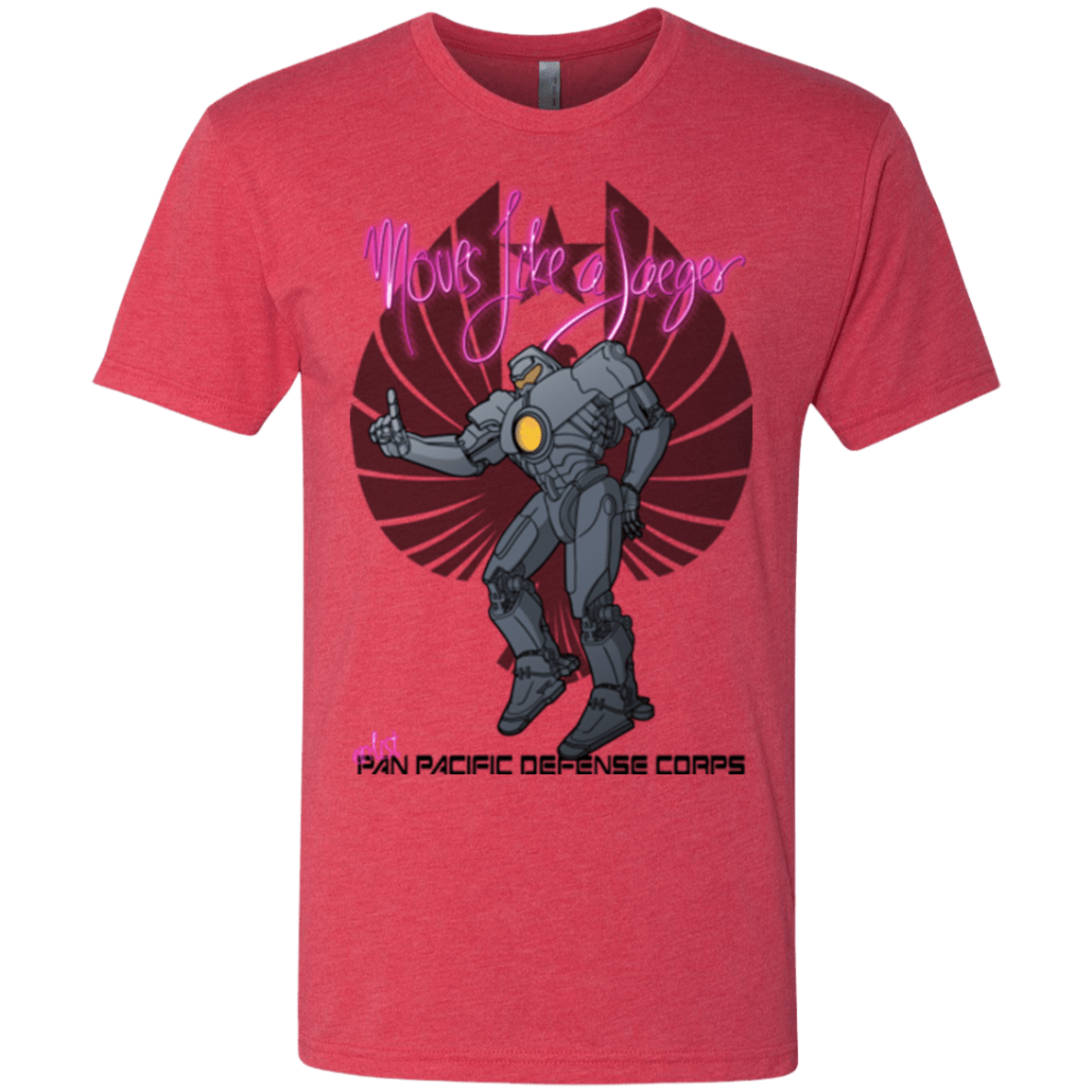 T-Shirts Vintage Red / Small Moves Like A Jaegger Men's Triblend T-Shirt