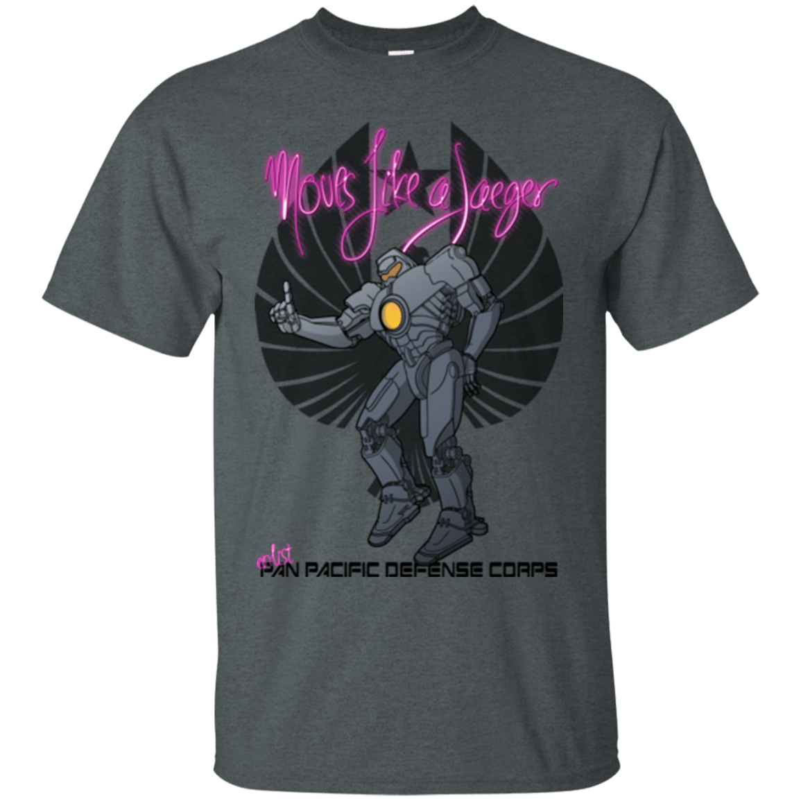 T-Shirts Dark Heather / Small Moves Like A Jaegger T-Shirt