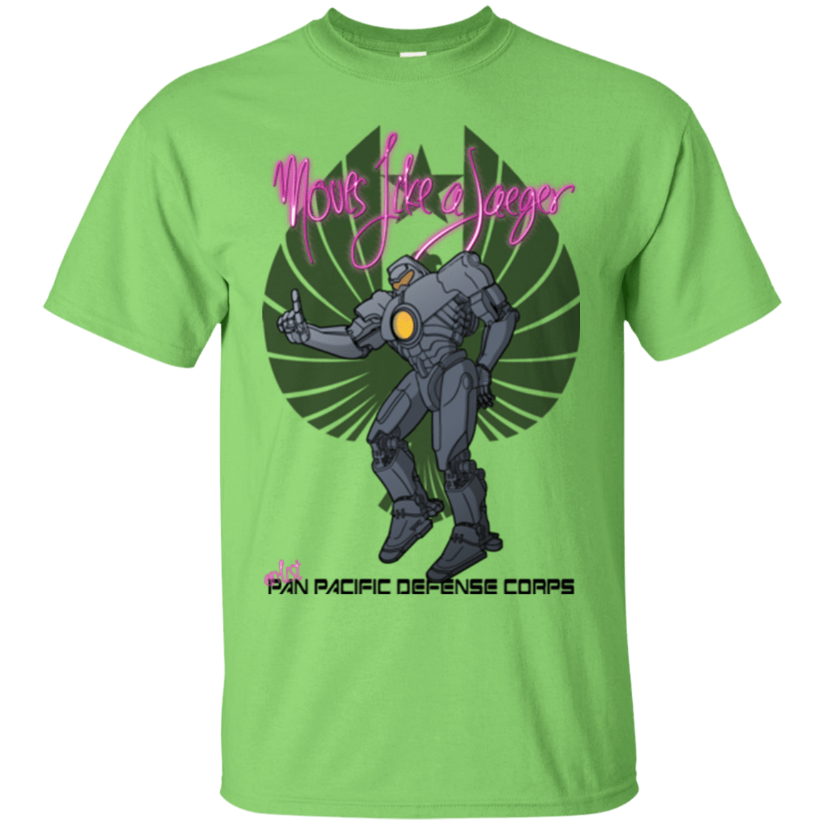 T-Shirts Lime / Small Moves Like A Jaegger T-Shirt