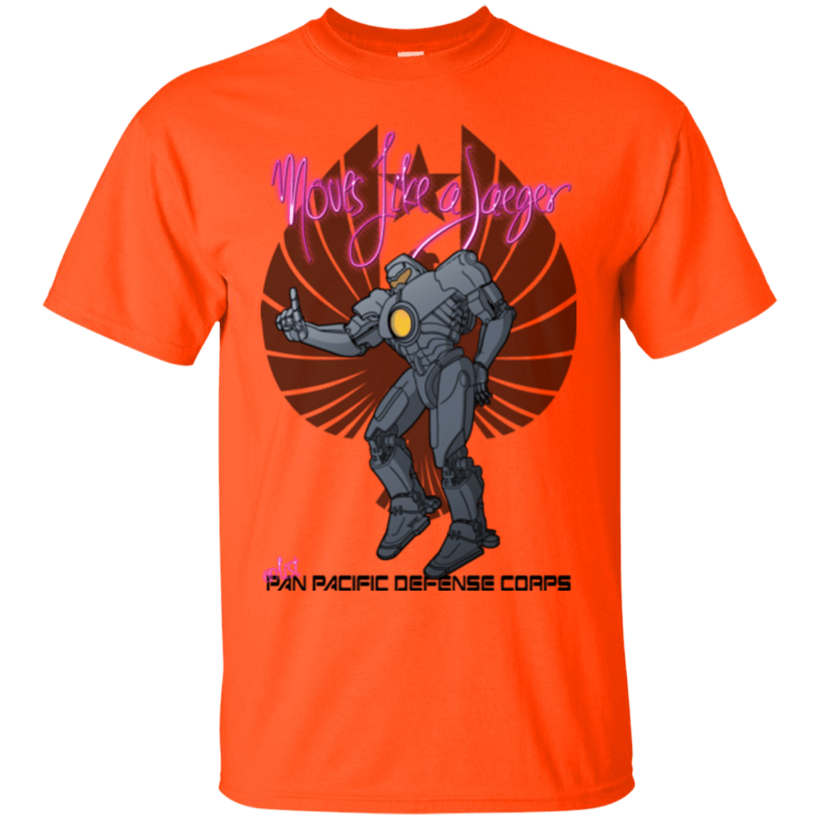 T-Shirts Orange / Small Moves Like A Jaegger T-Shirt