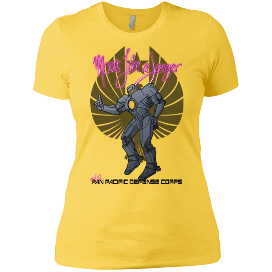 T-Shirts Vibrant Yellow / X-Small Moves Like A Jaegger Women's Premium T-Shirt