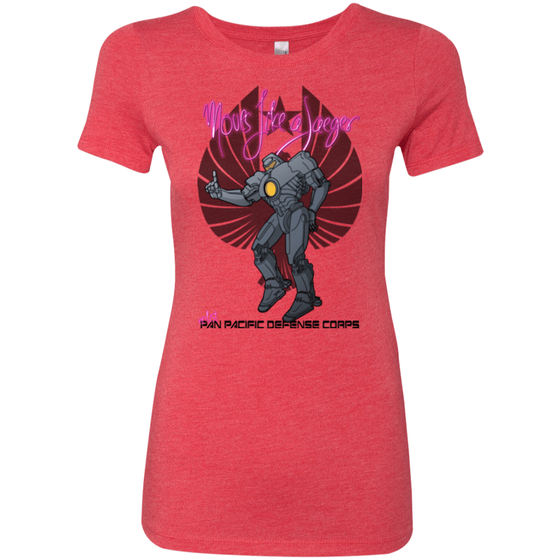 T-Shirts Vintage Red / Small Moves Like A Jaegger Women's Triblend T-Shirt