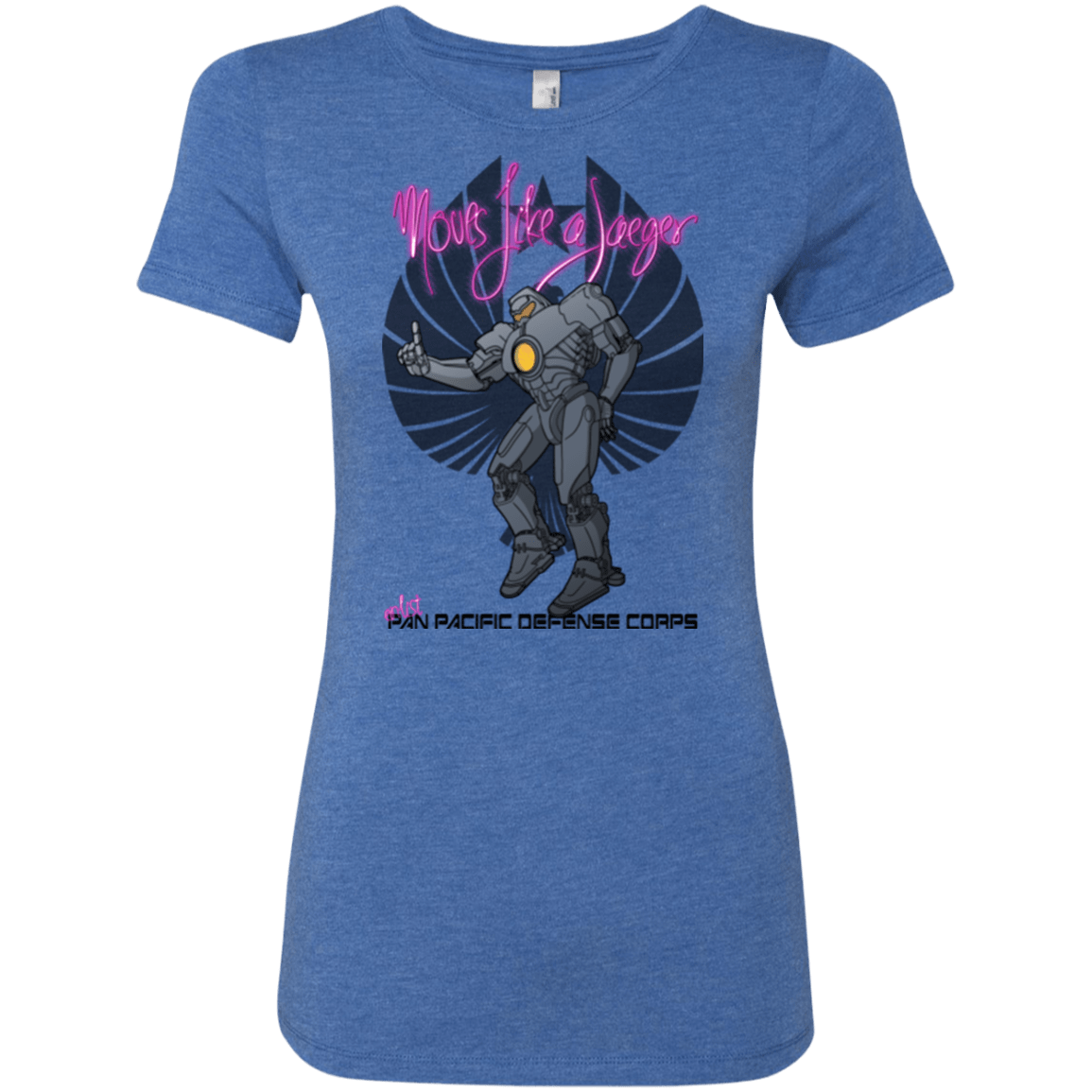 T-Shirts Vintage Royal / Small Moves Like A Jaegger Women's Triblend T-Shirt