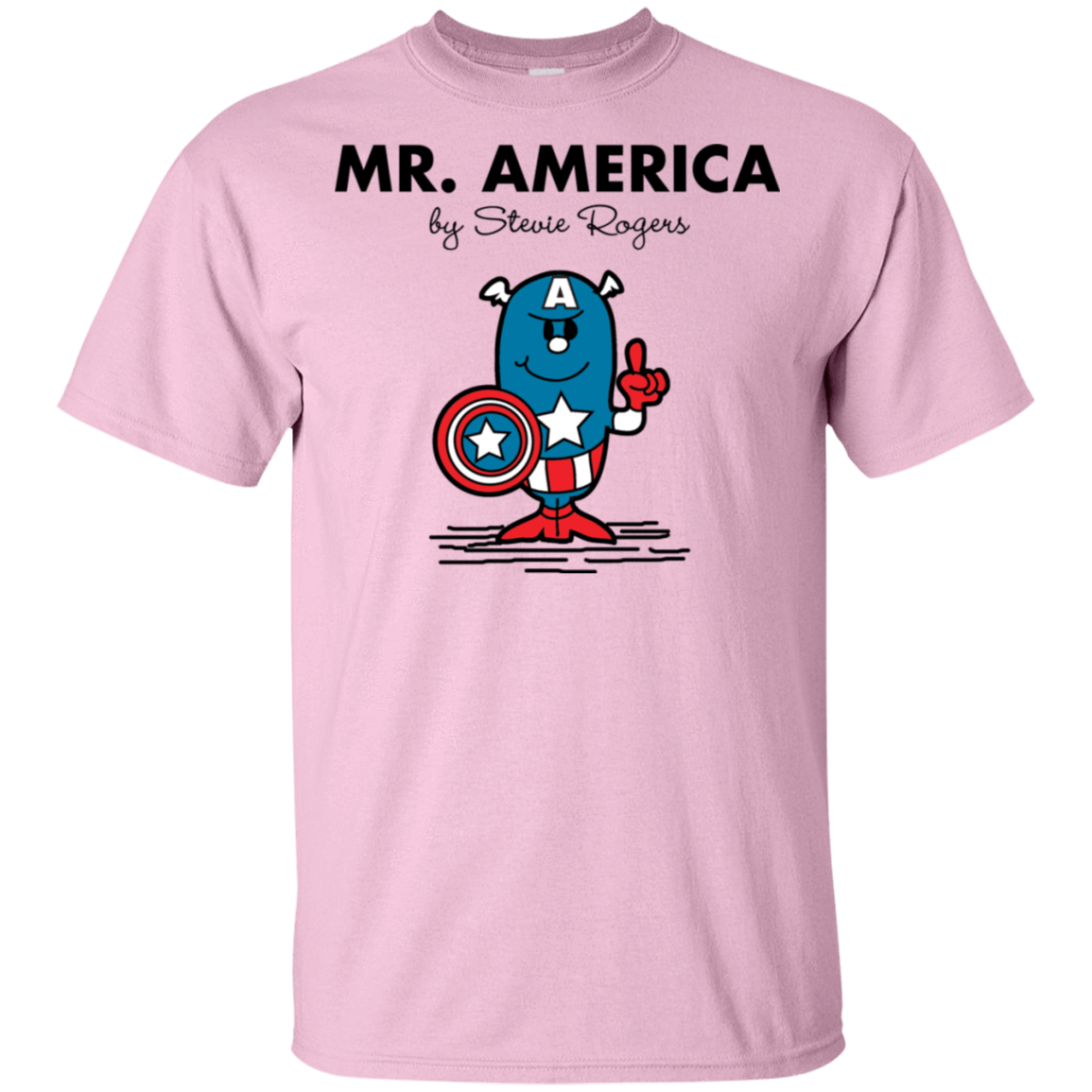 T-Shirts Light Pink / S Mr America T-Shirt