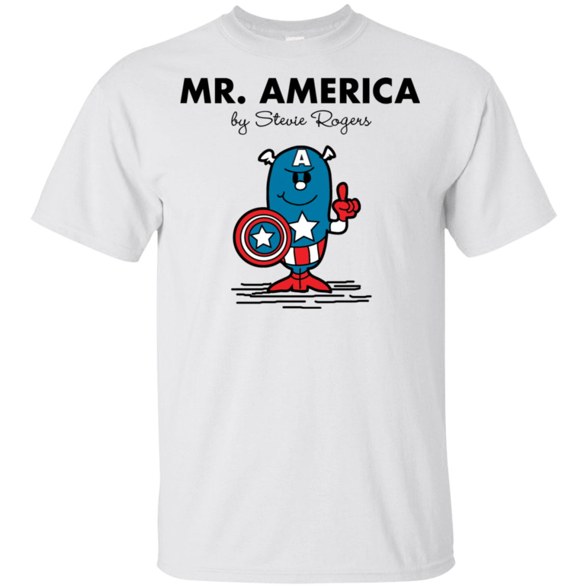 T-Shirts White / S Mr America T-Shirt