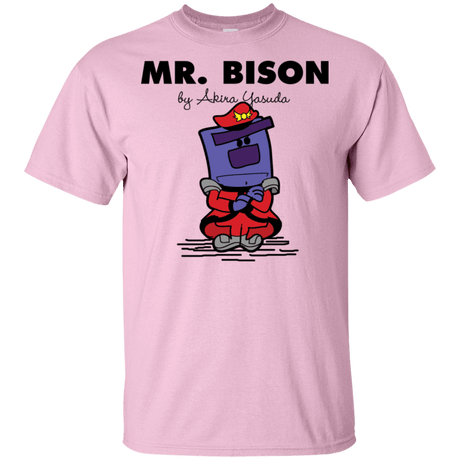 T-Shirts Light Pink / S Mr Bison T-Shirt