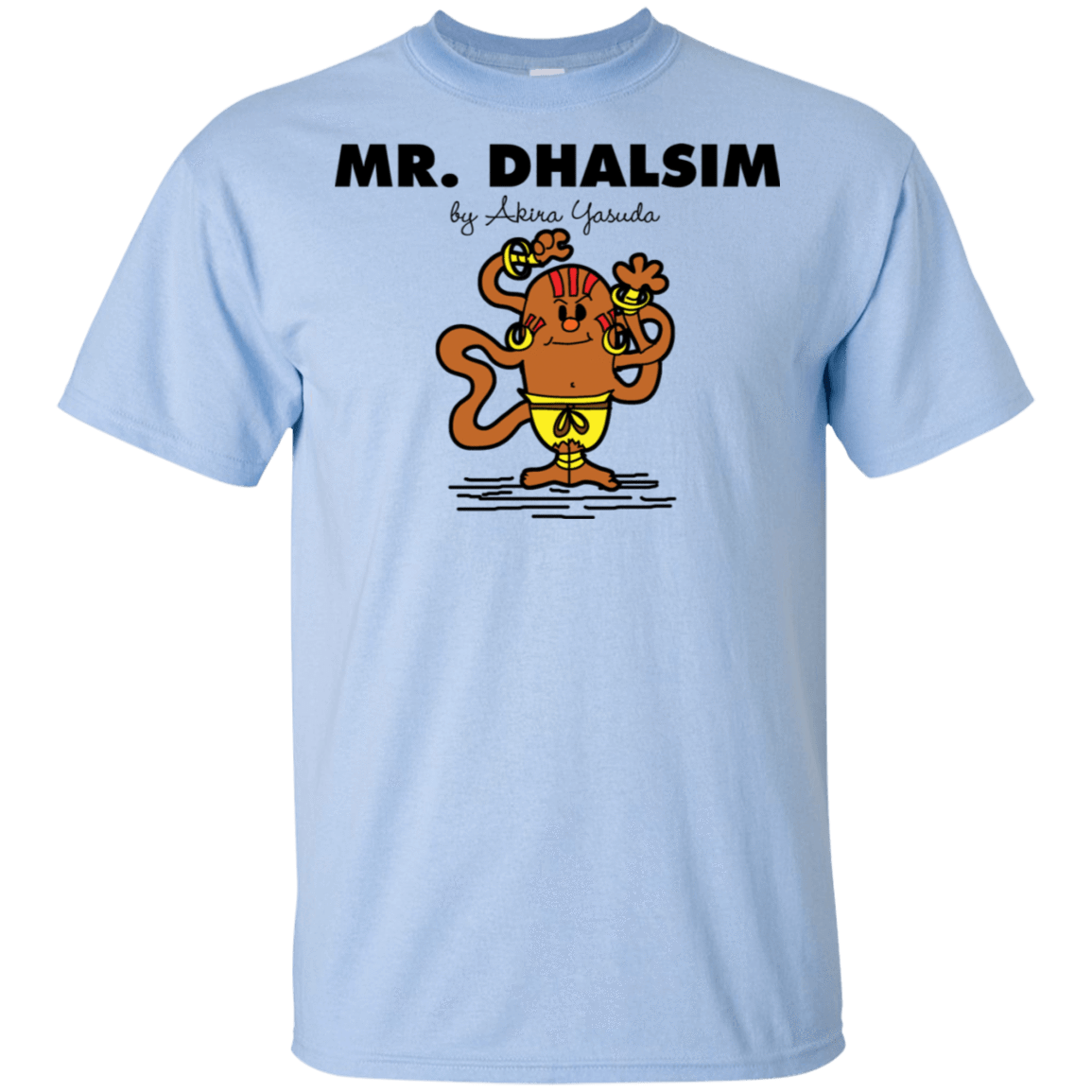 T-Shirts Light Blue / S Mr Dhalsim T-Shirt