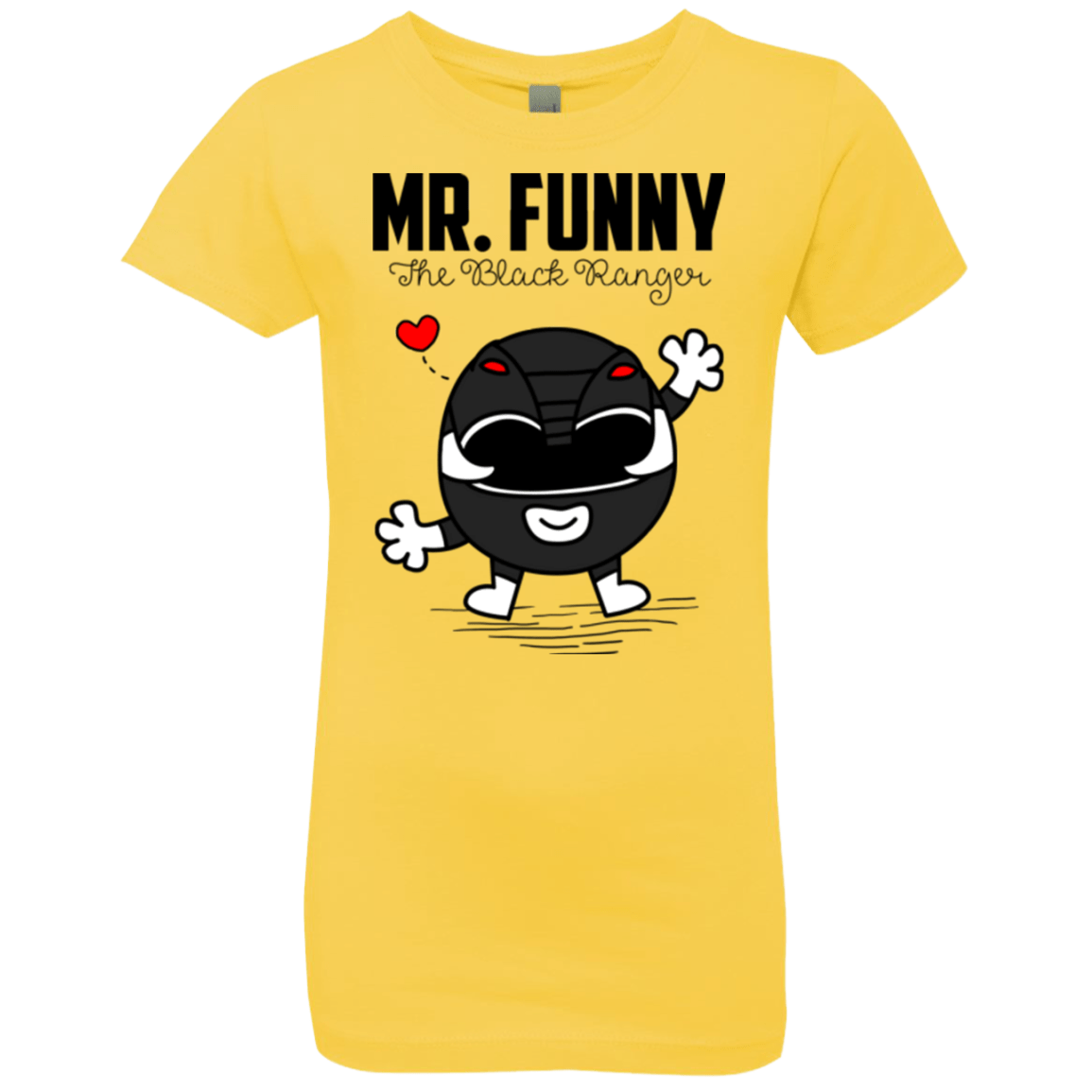 T-Shirts Vibrant Yellow / YXS Mr Funny Girls Premium T-Shirt