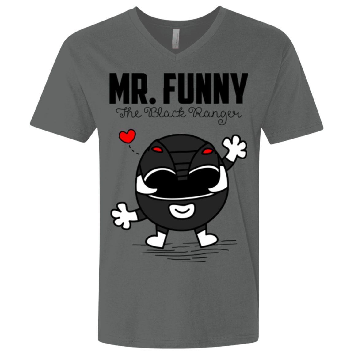 T-Shirts Heavy Metal / X-Small Mr Funny Men's Premium V-Neck