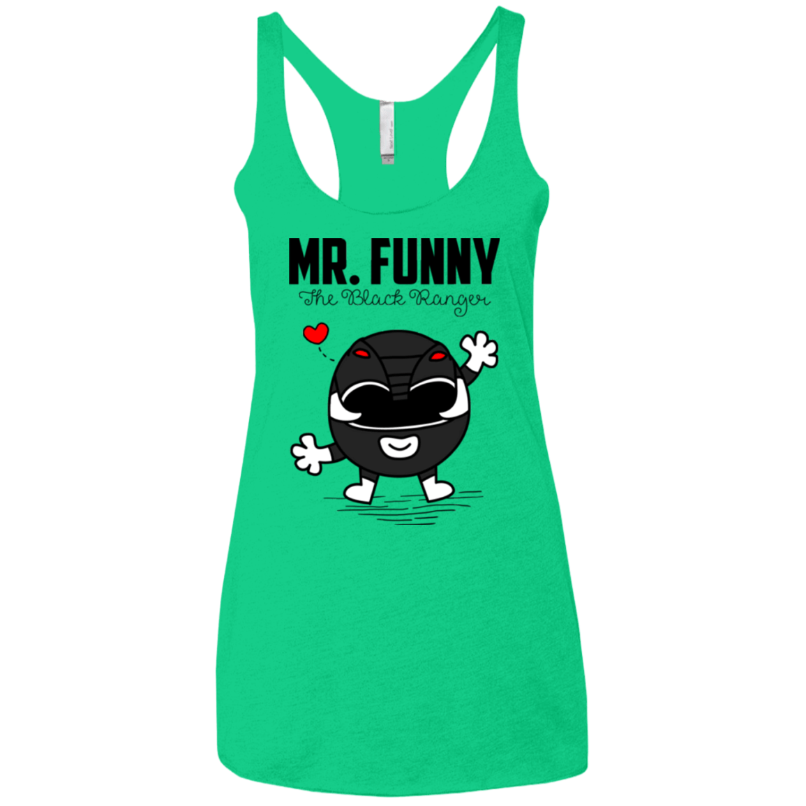 T-Shirts Envy / X-Small Mr Funny Women's Triblend Racerback Tank