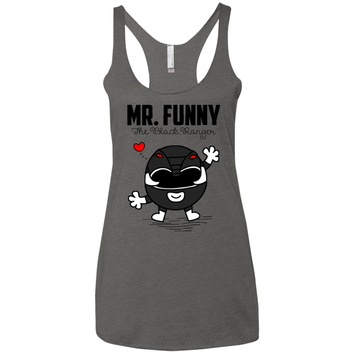 T-Shirts Premium Heather / X-Small Mr Funny Women's Triblend Racerback Tank