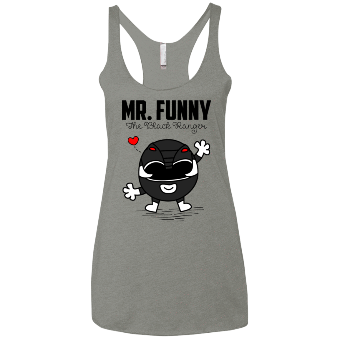 T-Shirts Venetian Grey / X-Small Mr Funny Women's Triblend Racerback Tank