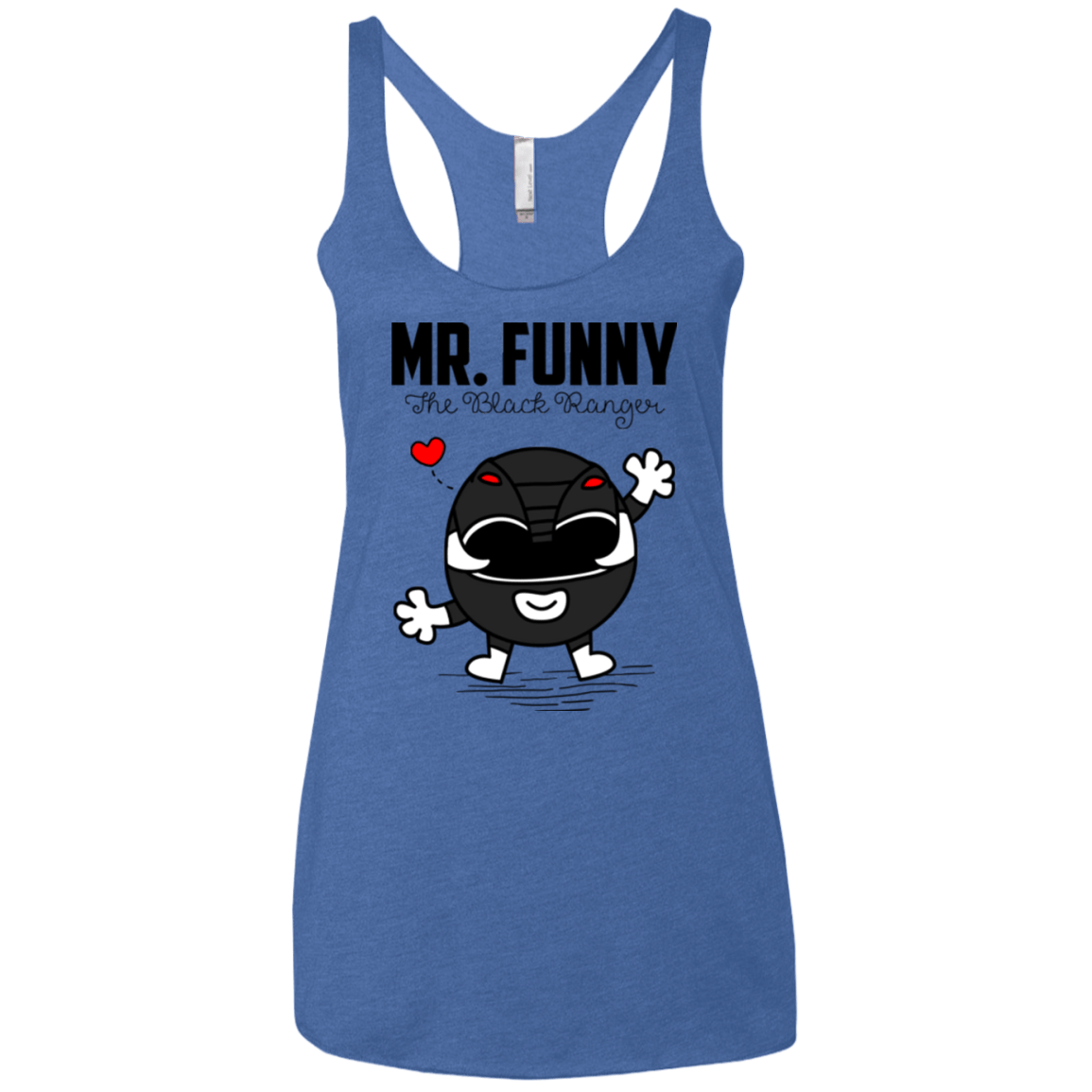 T-Shirts Vintage Royal / X-Small Mr Funny Women's Triblend Racerback Tank