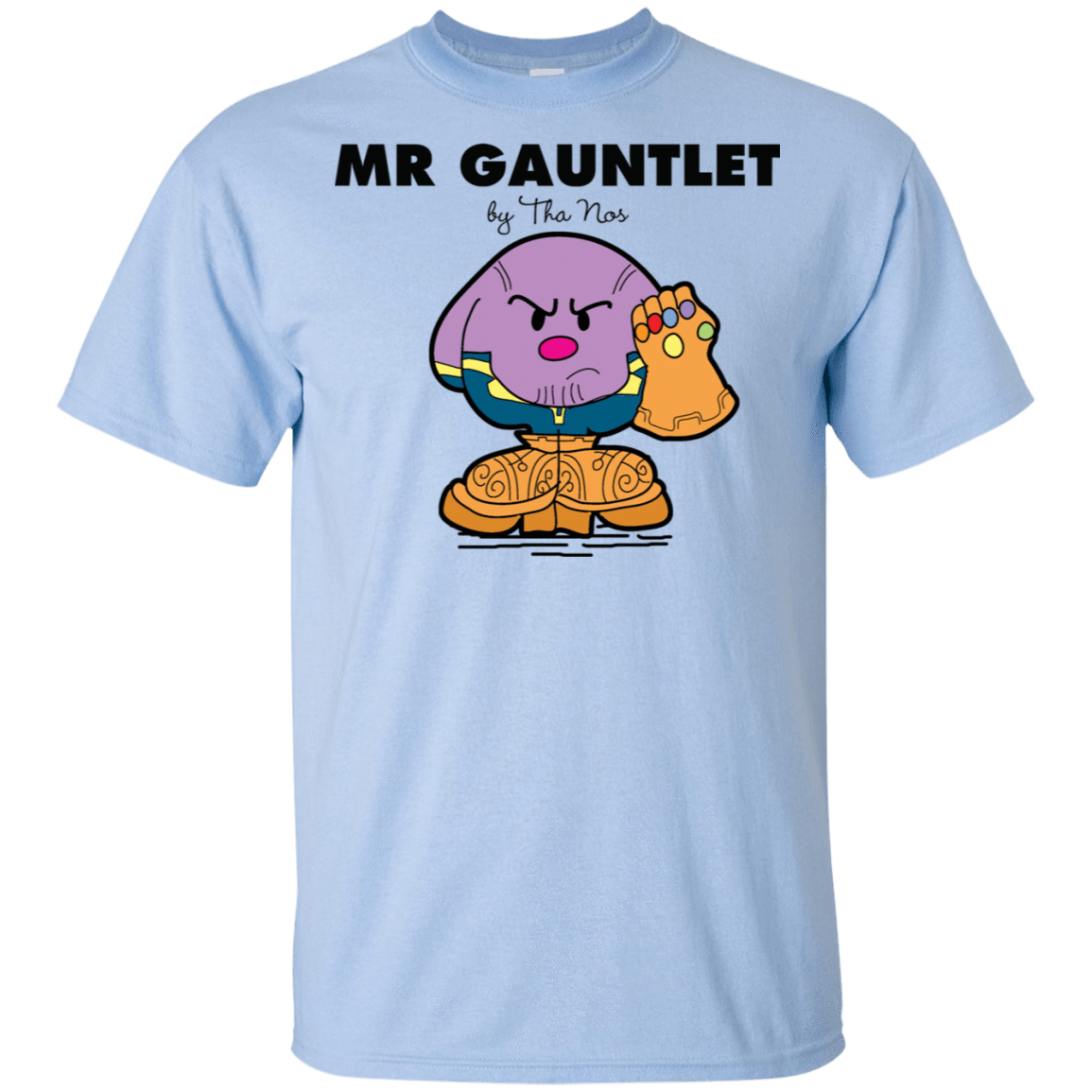 T-Shirts Light Blue / S Mr Gauntlet T-Shirt