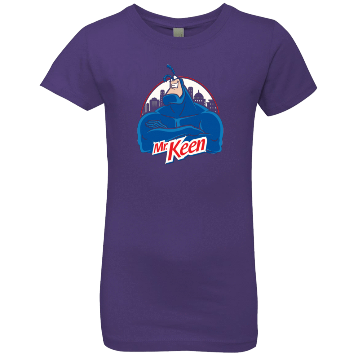 T-Shirts Purple Rush / YXS Mr. Keen Girls Premium T-Shirt