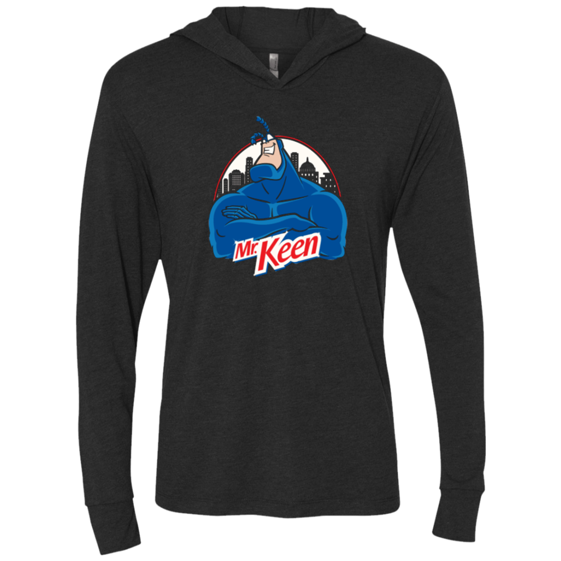 T-Shirts Vintage Black / X-Small Mr. Keen Triblend Long Sleeve Hoodie Tee