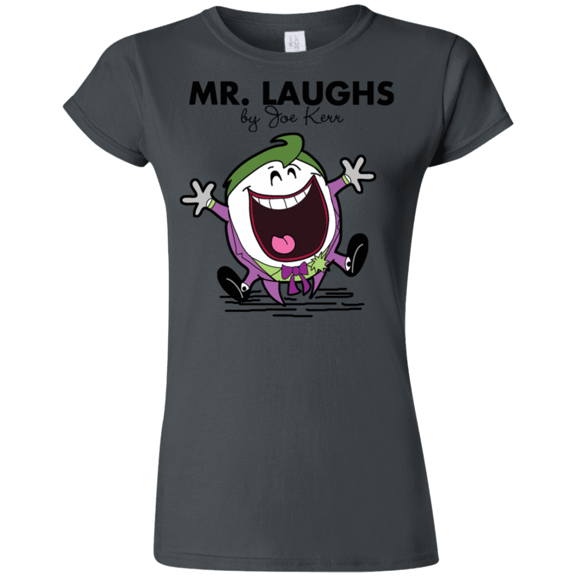 T-Shirts Charcoal / S Mr Laughs Junior Slimmer-Fit T-Shirt