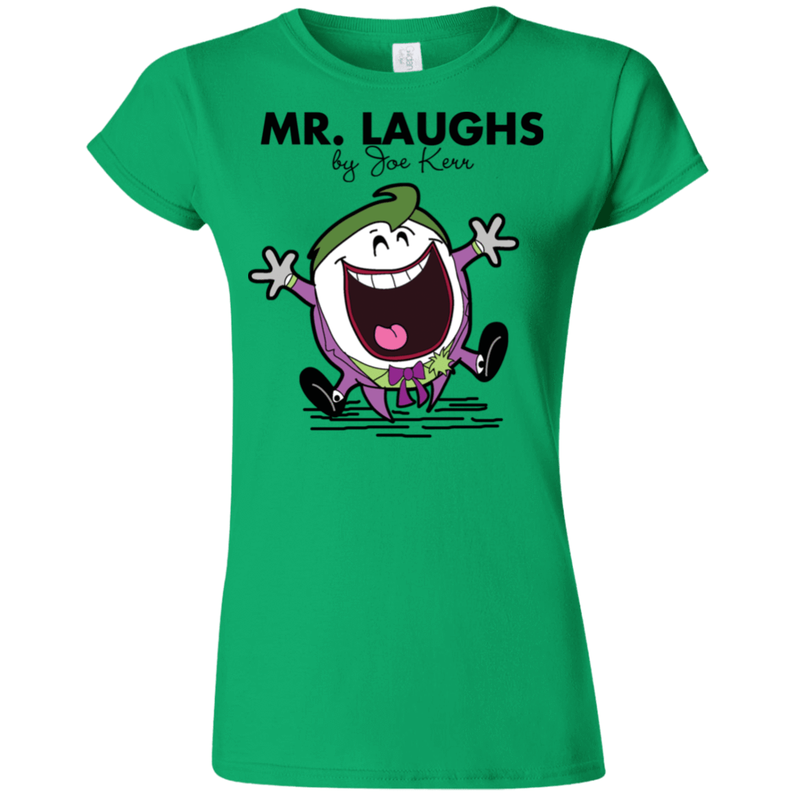 T-Shirts Irish Green / S Mr Laughs Junior Slimmer-Fit T-Shirt