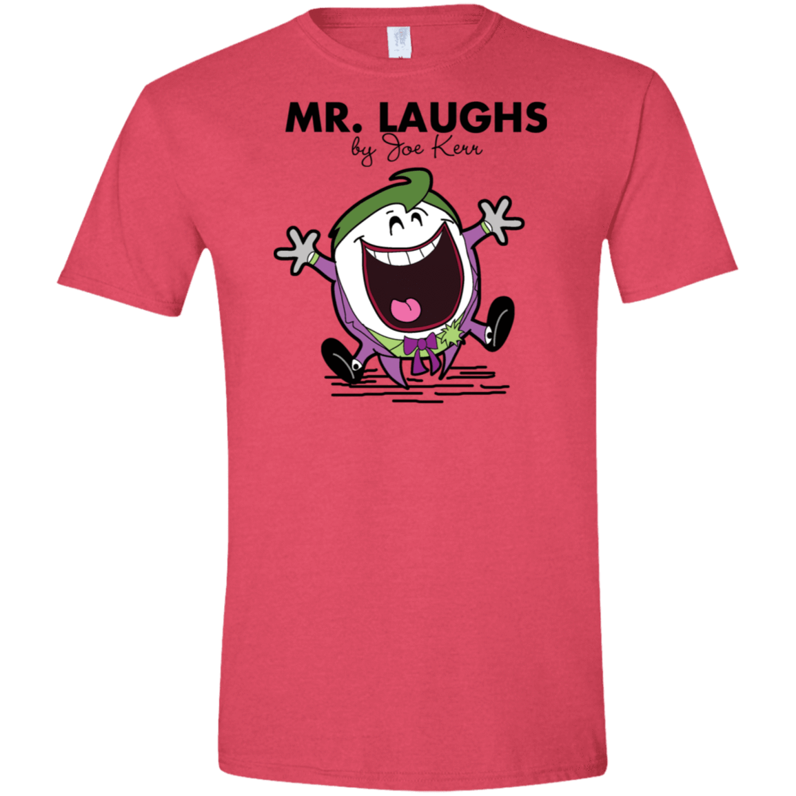 T-Shirts Heather Red / S Mr Laughs Men's Semi-Fitted Softstyle