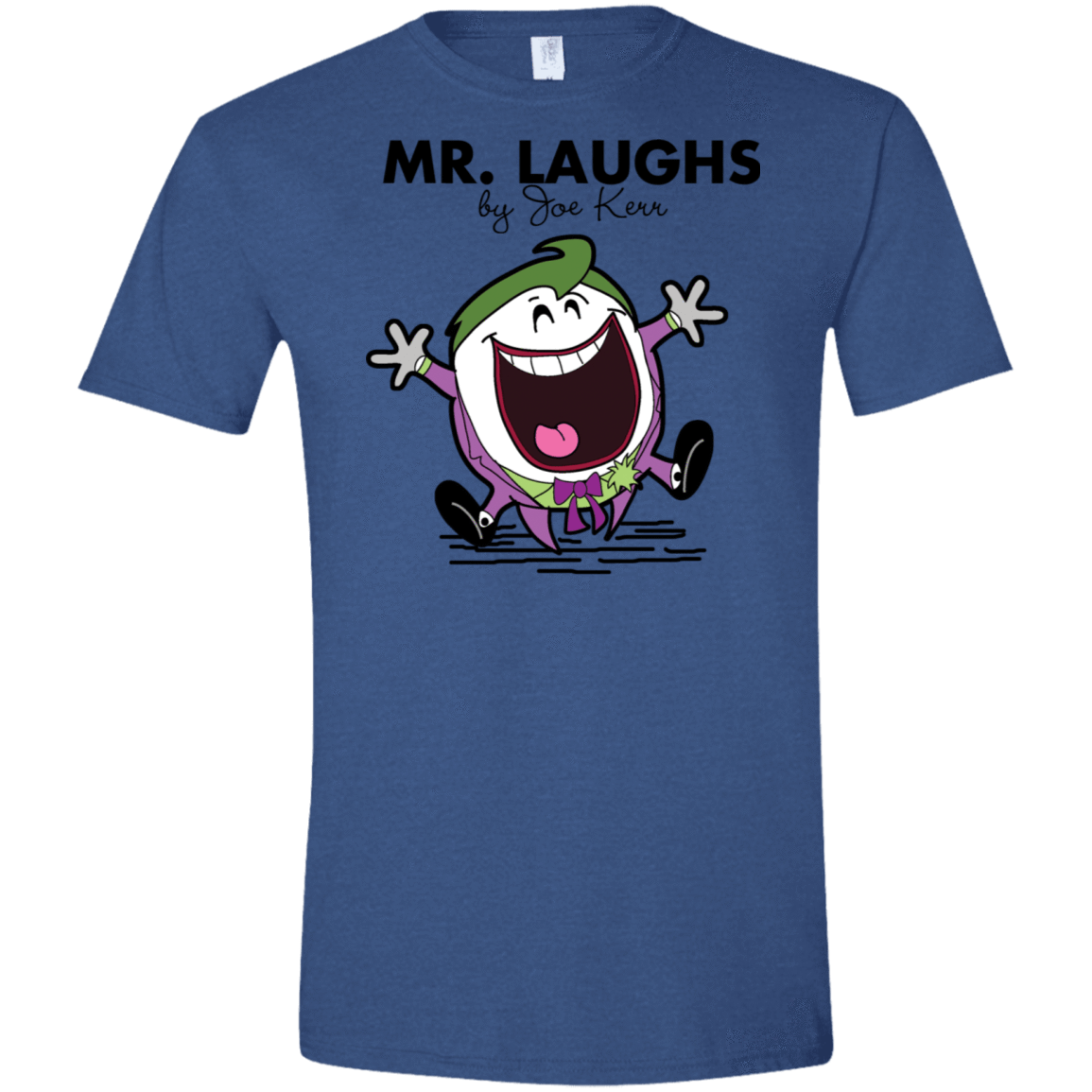 T-Shirts Heather Royal / X-Small Mr Laughs Men's Semi-Fitted Softstyle