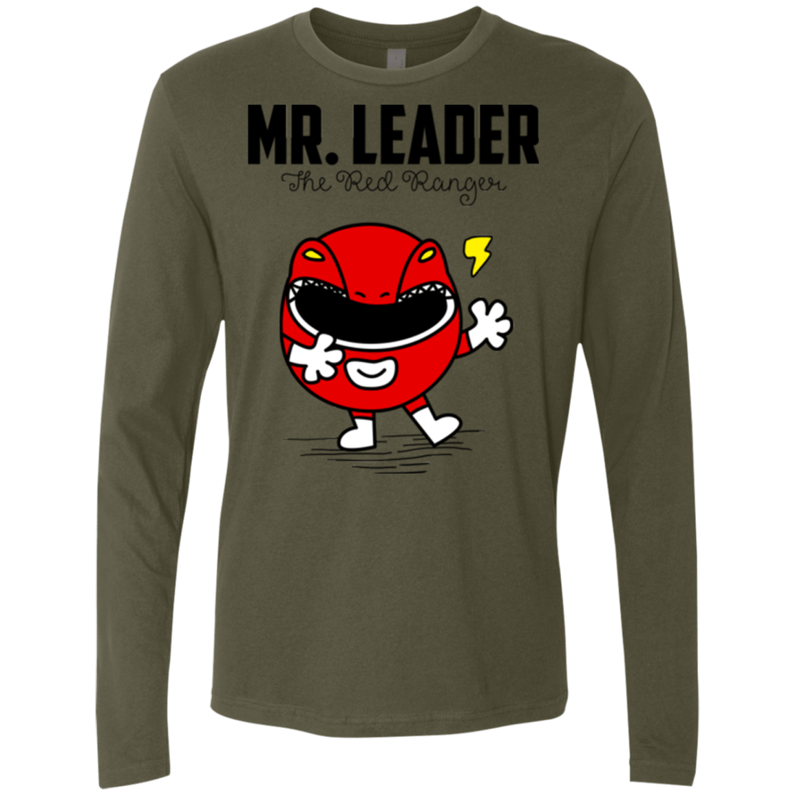 T-Shirts Military Green / Small Mr Leader Men's Premium Long Sleeve