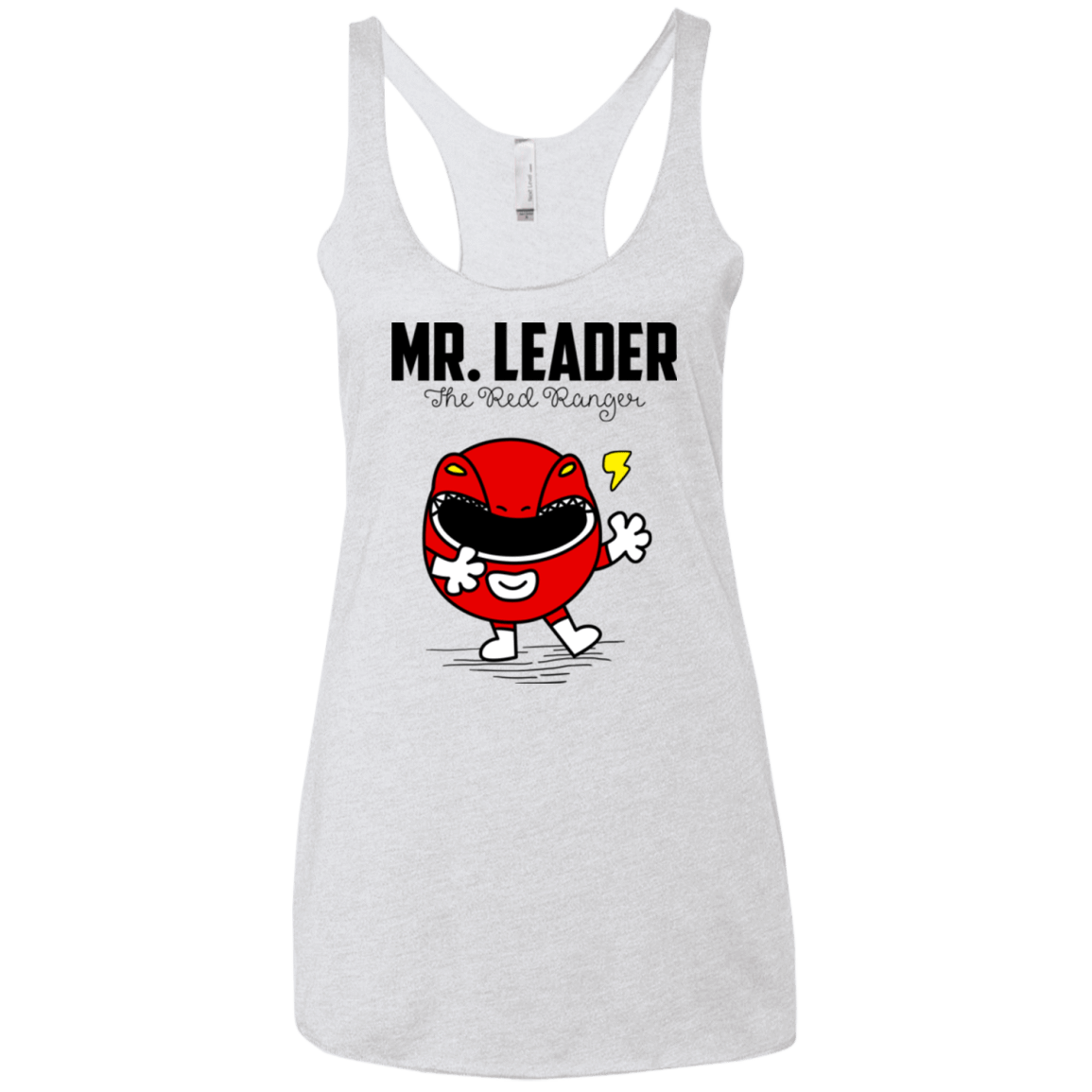 T-Shirts Heather White / X-Small Mr Leader Women's Triblend Racerback Tank
