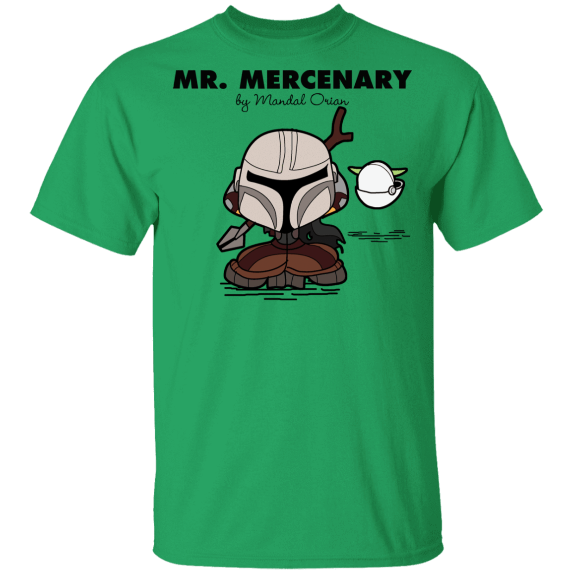 T-Shirts Irish Green / YXS Mr Mercenary Youth T-Shirt