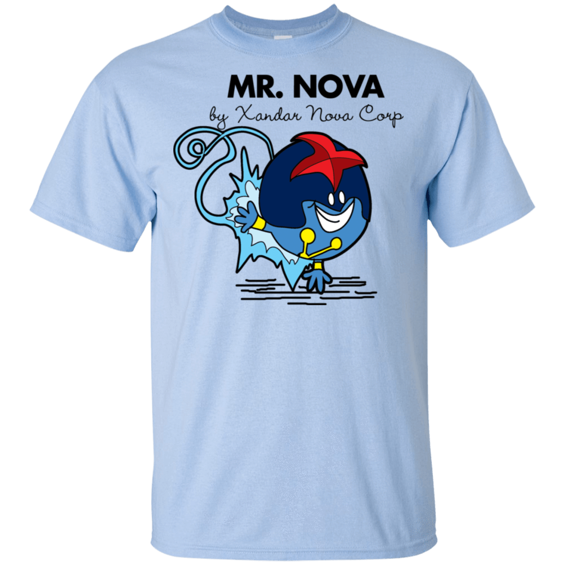 T-Shirts Light Blue / S Mr Nova T-Shirt