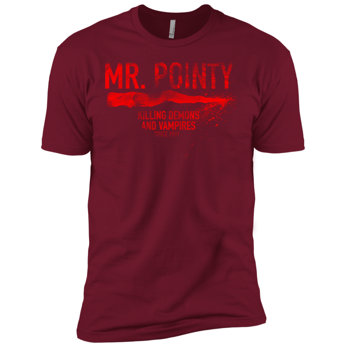 T-Shirts Cardinal / X-Small Mr Pointy Men's Premium T-Shirt