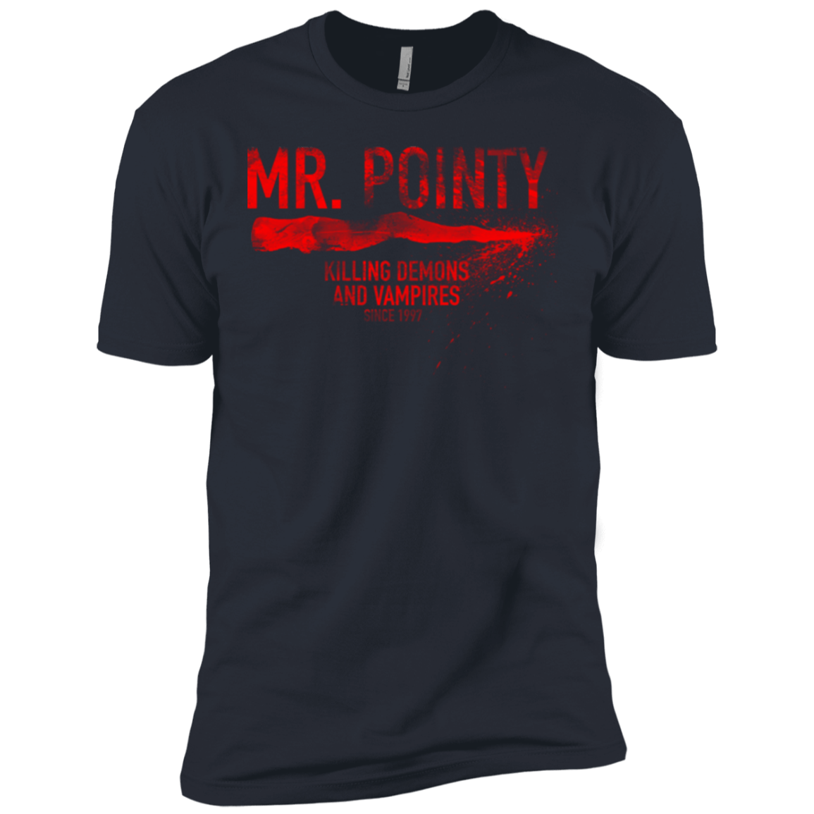 T-Shirts Indigo / X-Small Mr Pointy Men's Premium T-Shirt
