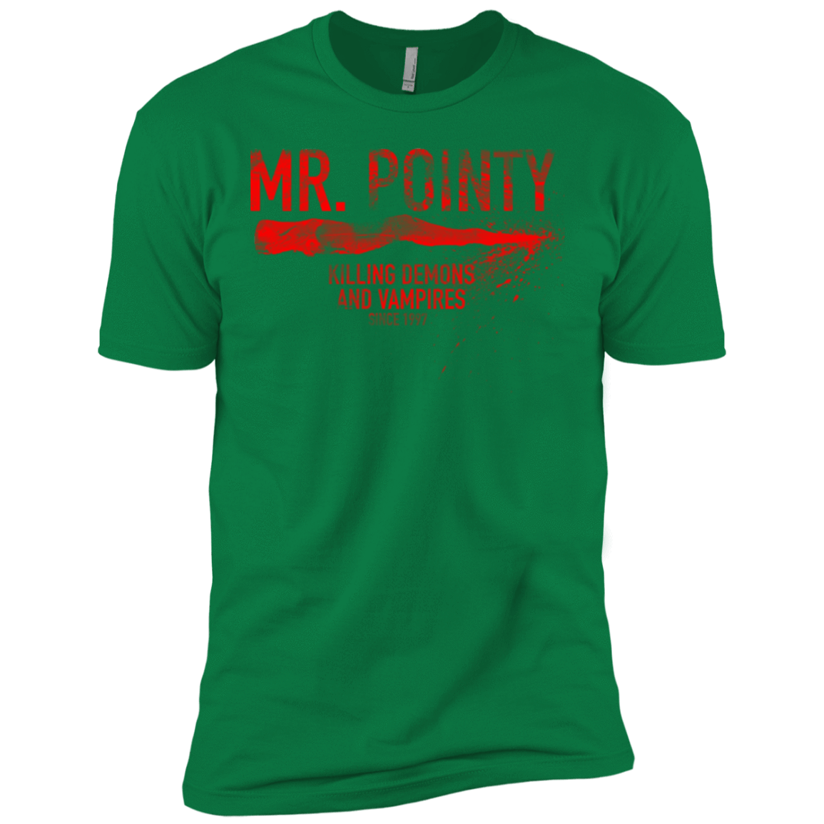 T-Shirts Kelly Green / X-Small Mr Pointy Men's Premium T-Shirt