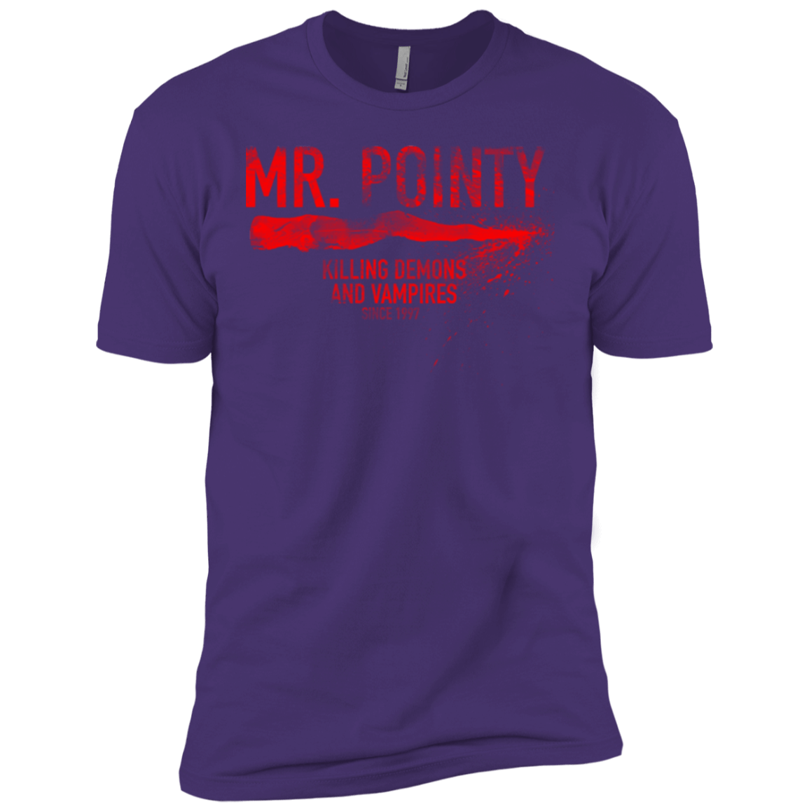 T-Shirts Purple / X-Small Mr Pointy Men's Premium T-Shirt