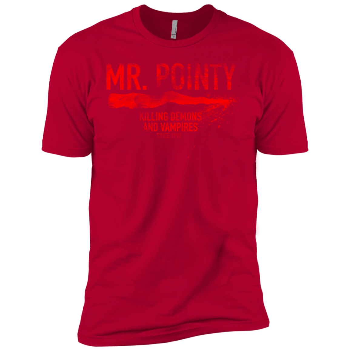 T-Shirts Red / X-Small Mr Pointy Men's Premium T-Shirt