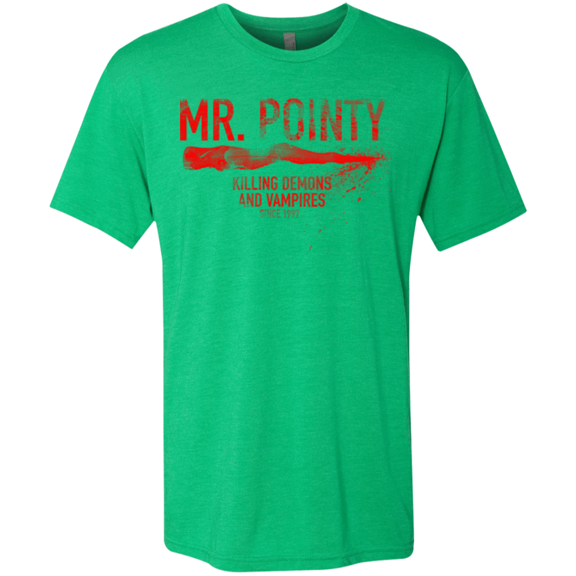 T-Shirts Envy / Small Mr Pointy Men's Triblend T-Shirt