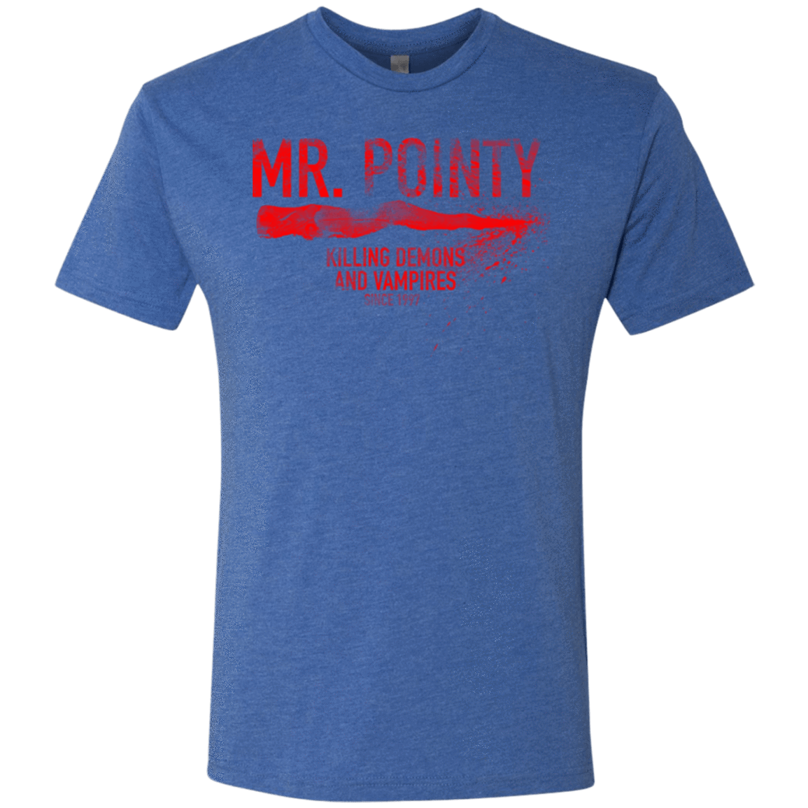 T-Shirts Vintage Royal / Small Mr Pointy Men's Triblend T-Shirt