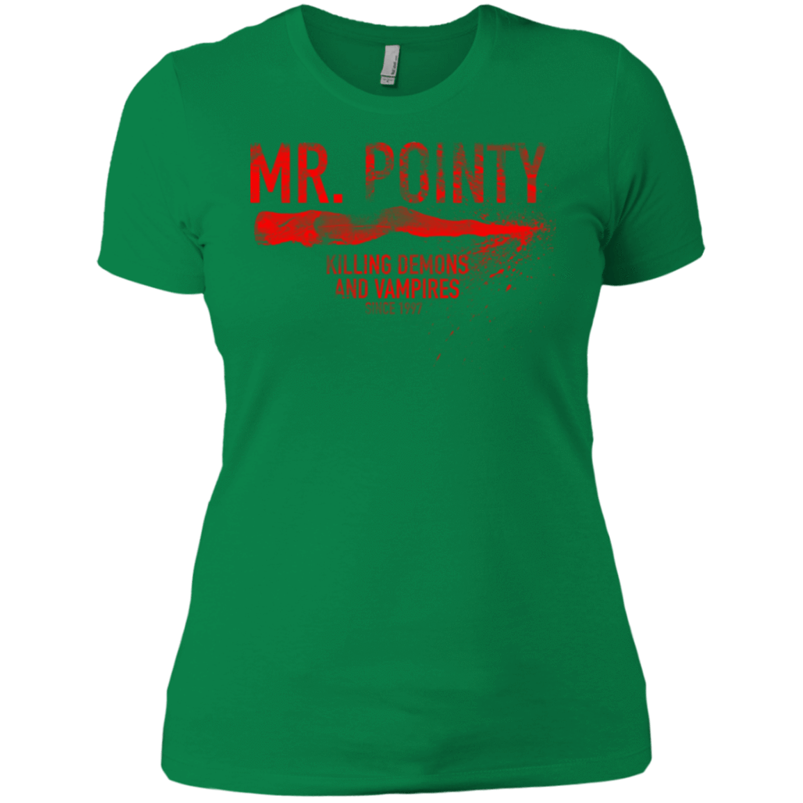 T-Shirts Kelly Green / X-Small Mr Pointy Women's Premium T-Shirt