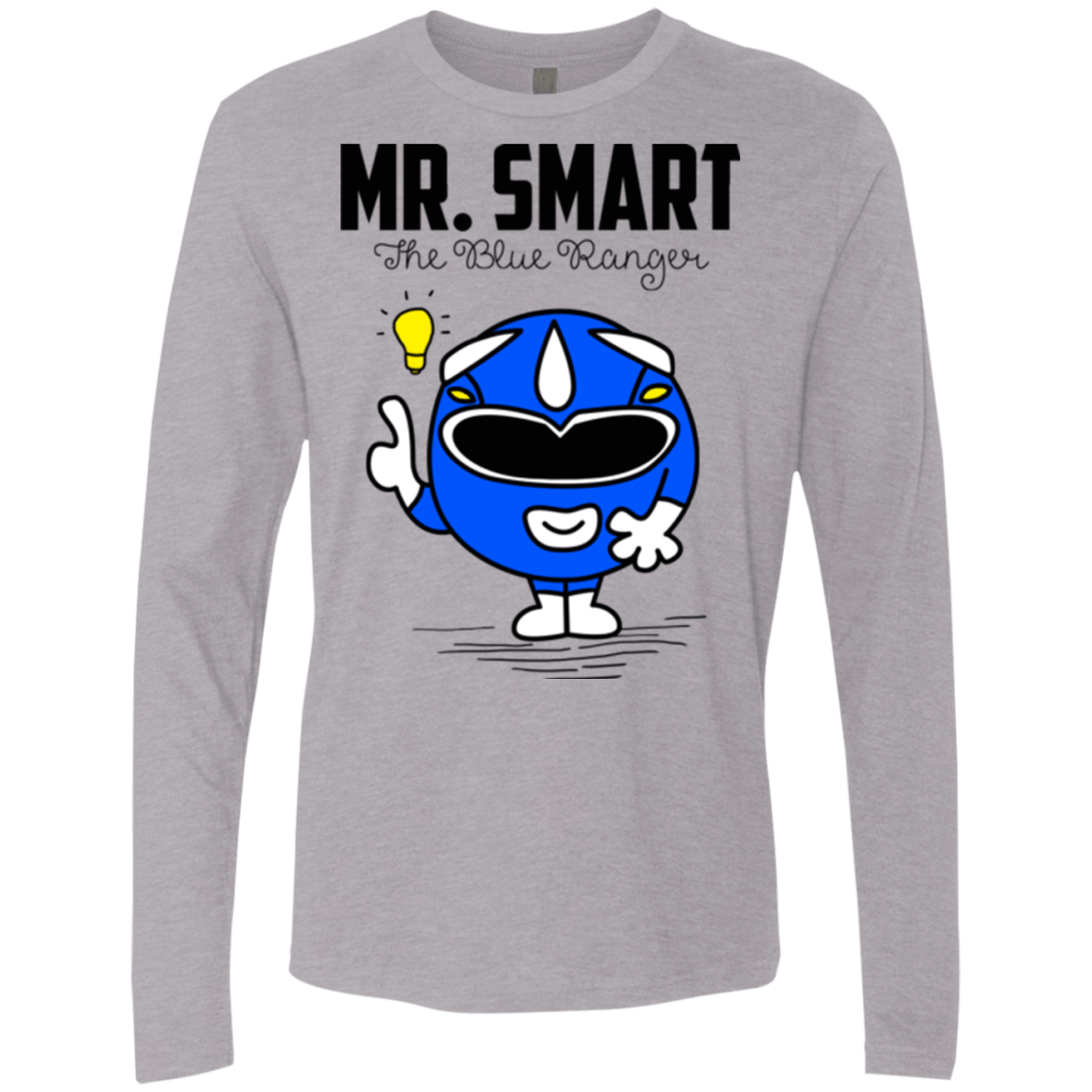 T-Shirts Heather Grey / Small Mr Smart Men's Premium Long Sleeve