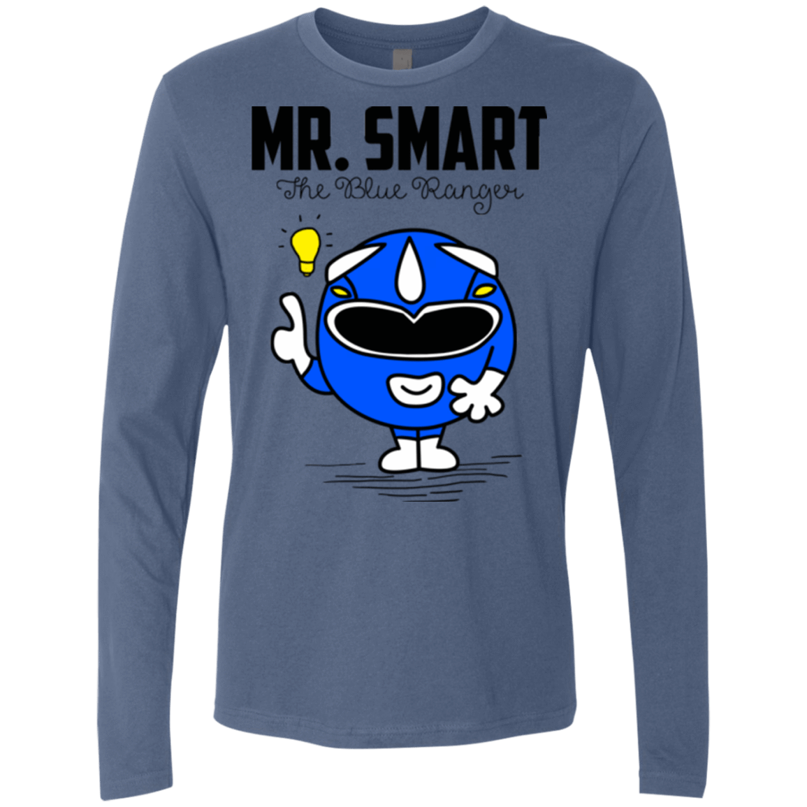 T-Shirts Indigo / Small Mr Smart Men's Premium Long Sleeve