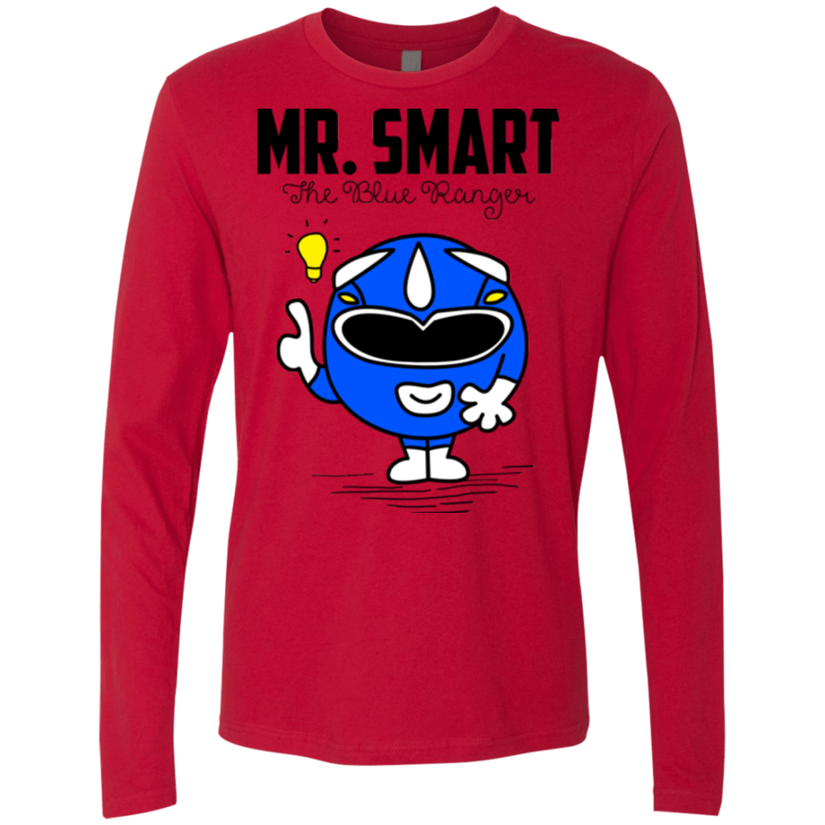 T-Shirts Red / Small Mr Smart Men's Premium Long Sleeve
