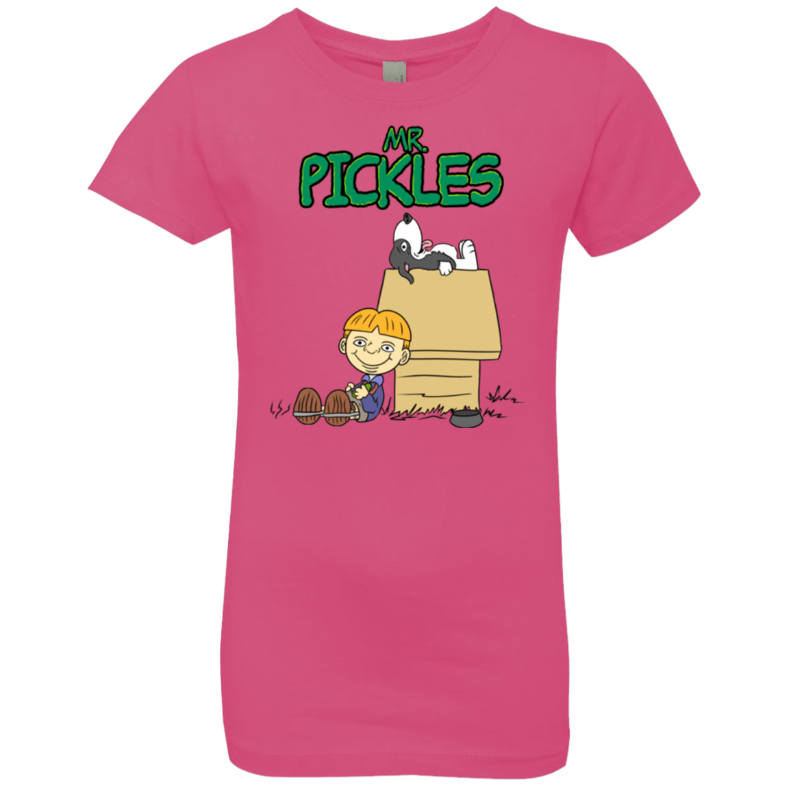 T-Shirts Hot Pink / YXS Mr Snopkles Girls Premium T-Shirt