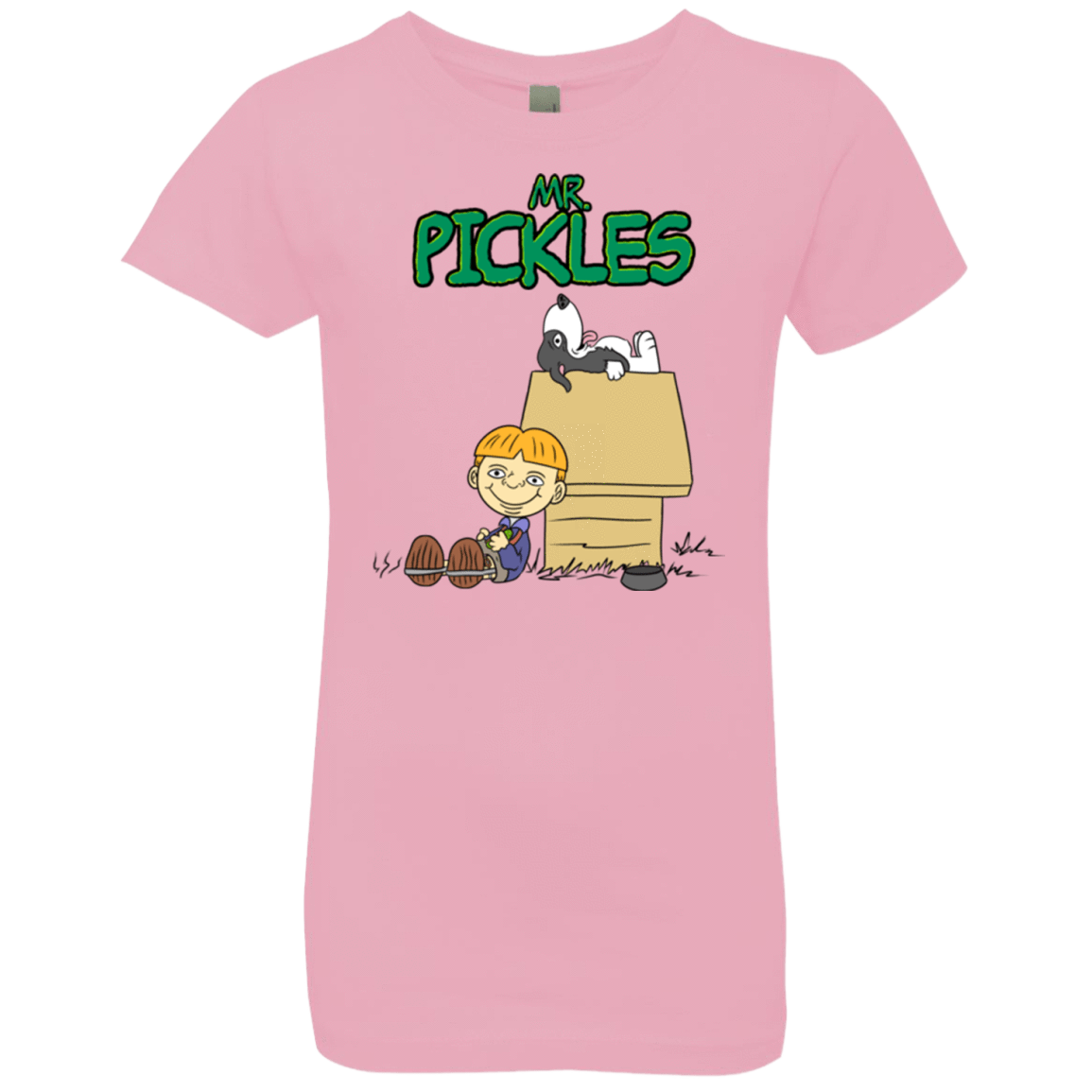 T-Shirts Light Pink / YXS Mr Snopkles Girls Premium T-Shirt