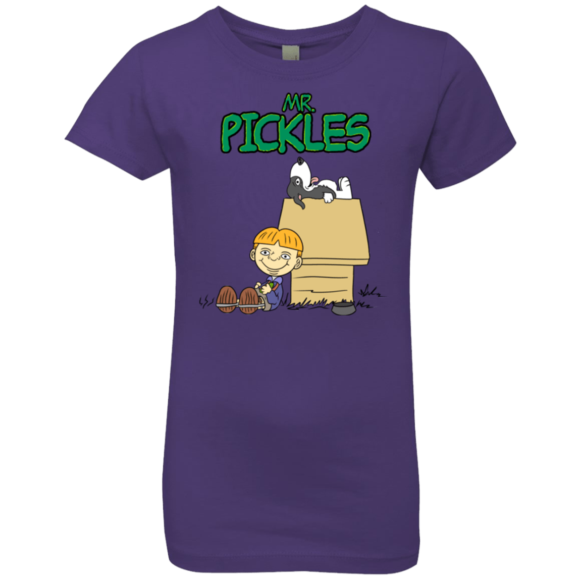 T-Shirts Purple Rush / YXS Mr Snopkles Girls Premium T-Shirt
