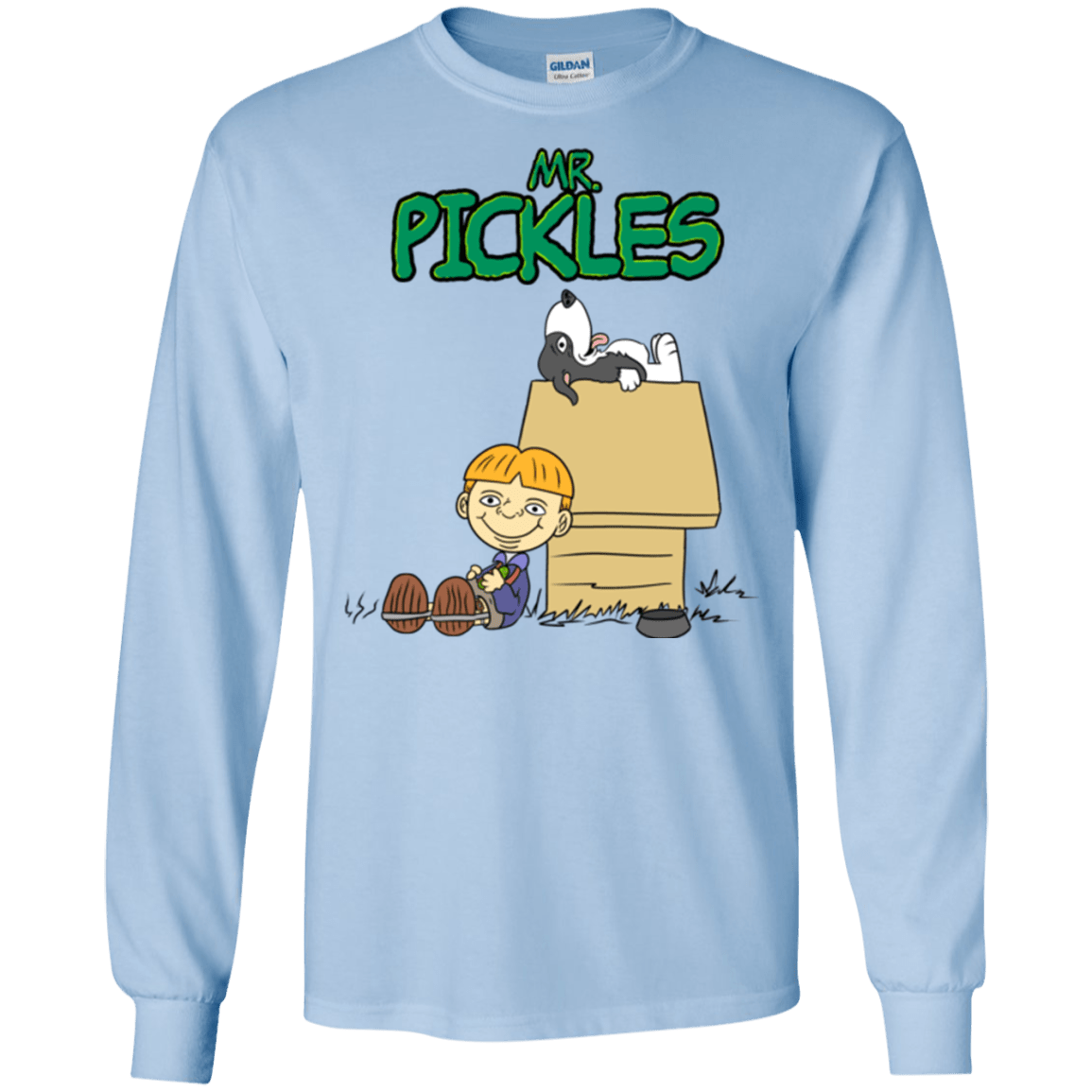 T-Shirts Light Blue / S Mr Snopkles Men's Long Sleeve T-Shirt