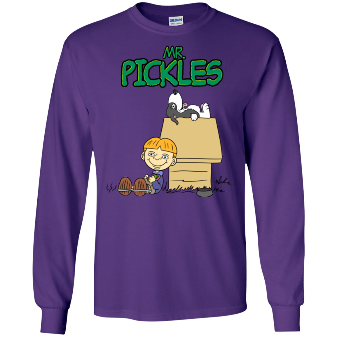 T-Shirts Purple / S Mr Snopkles Men's Long Sleeve T-Shirt