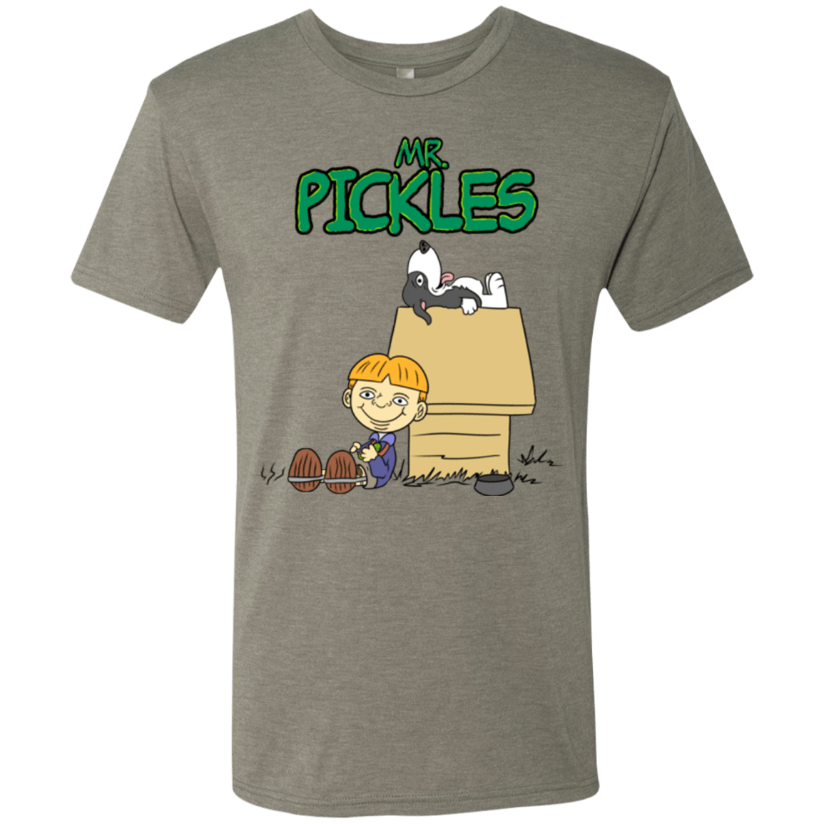 T-Shirts Venetian Grey / S Mr Snopkles Men's Triblend T-Shirt