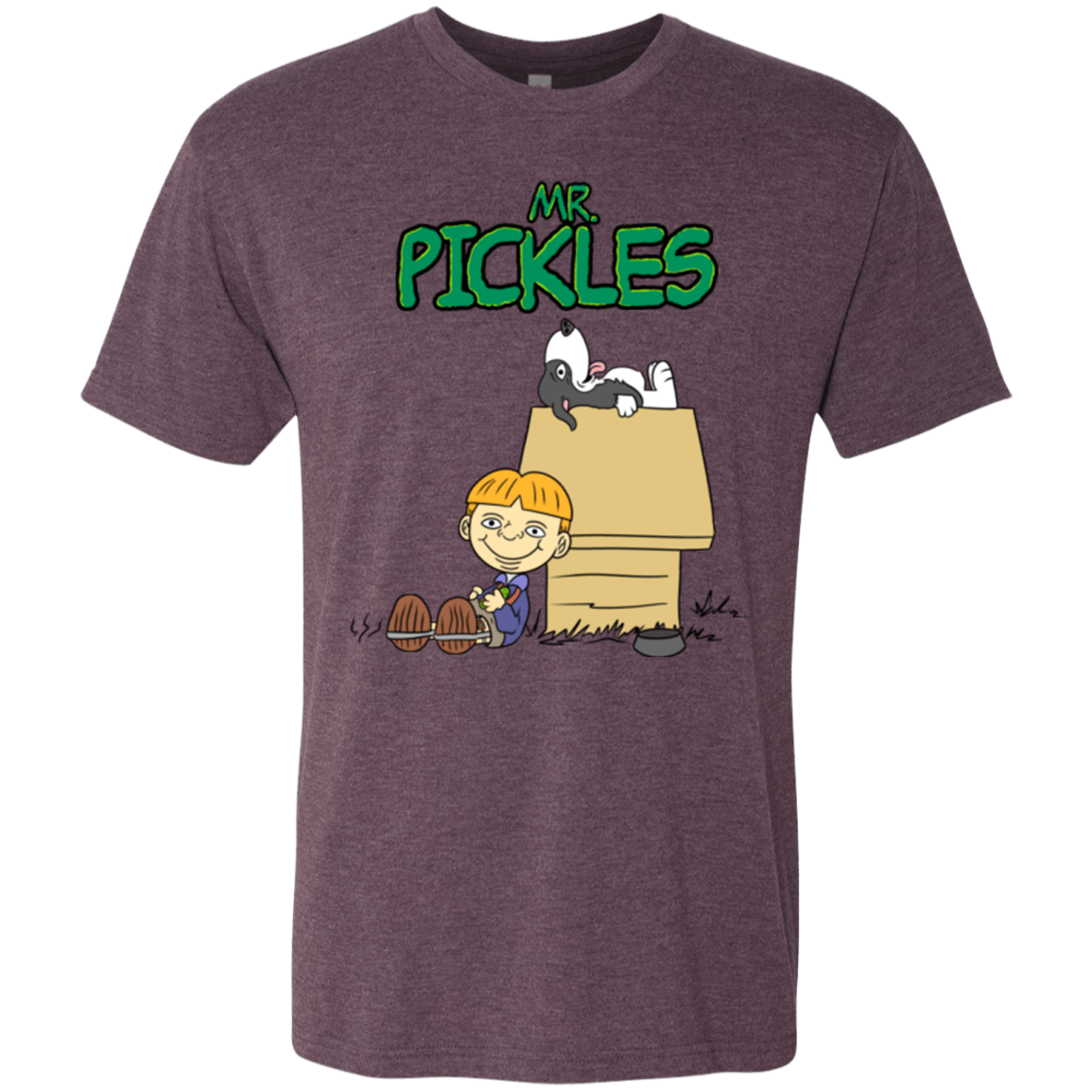 T-Shirts Vintage Purple / S Mr Snopkles Men's Triblend T-Shirt