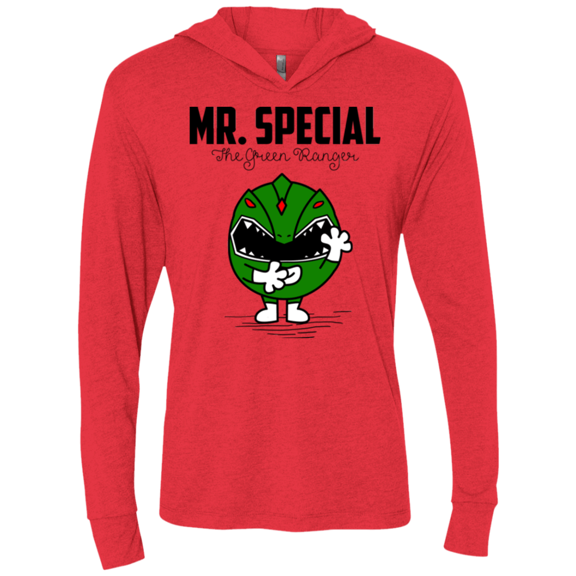 T-Shirts Vintage Red / X-Small Mr Special Triblend Long Sleeve Hoodie Tee